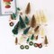 30 Pieces Miniature Sisal Frosted Christmas Trees Table Top Decoration (30 Pcs)